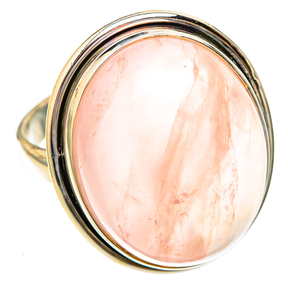 Rose Quartz Rings handcrafted by Ana Silver Co - RING122877 - Photo 2