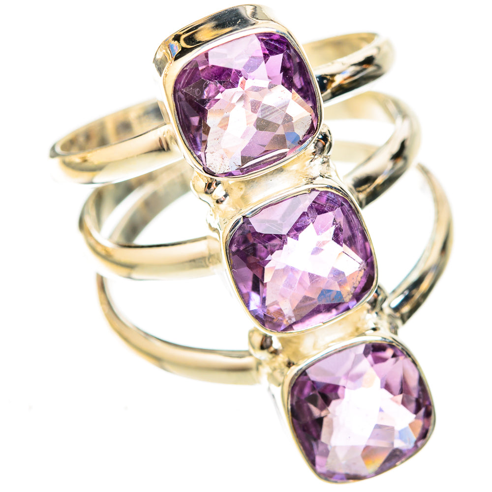 Amethyst Rings handcrafted by Ana Silver Co - RING122909 - Photo 2