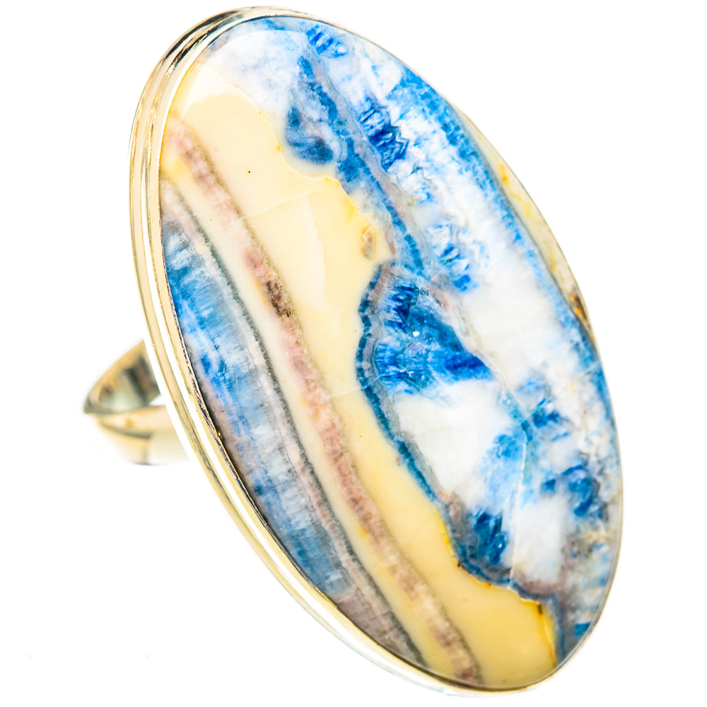 Blue Scheelite Rings handcrafted by Ana Silver Co - RING122937 - Photo 2