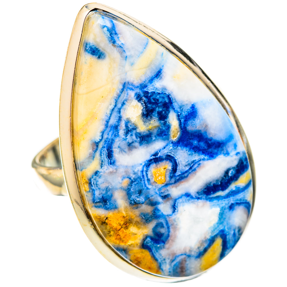 Blue Scheelite Rings handcrafted by Ana Silver Co - RING122956 - Photo 2