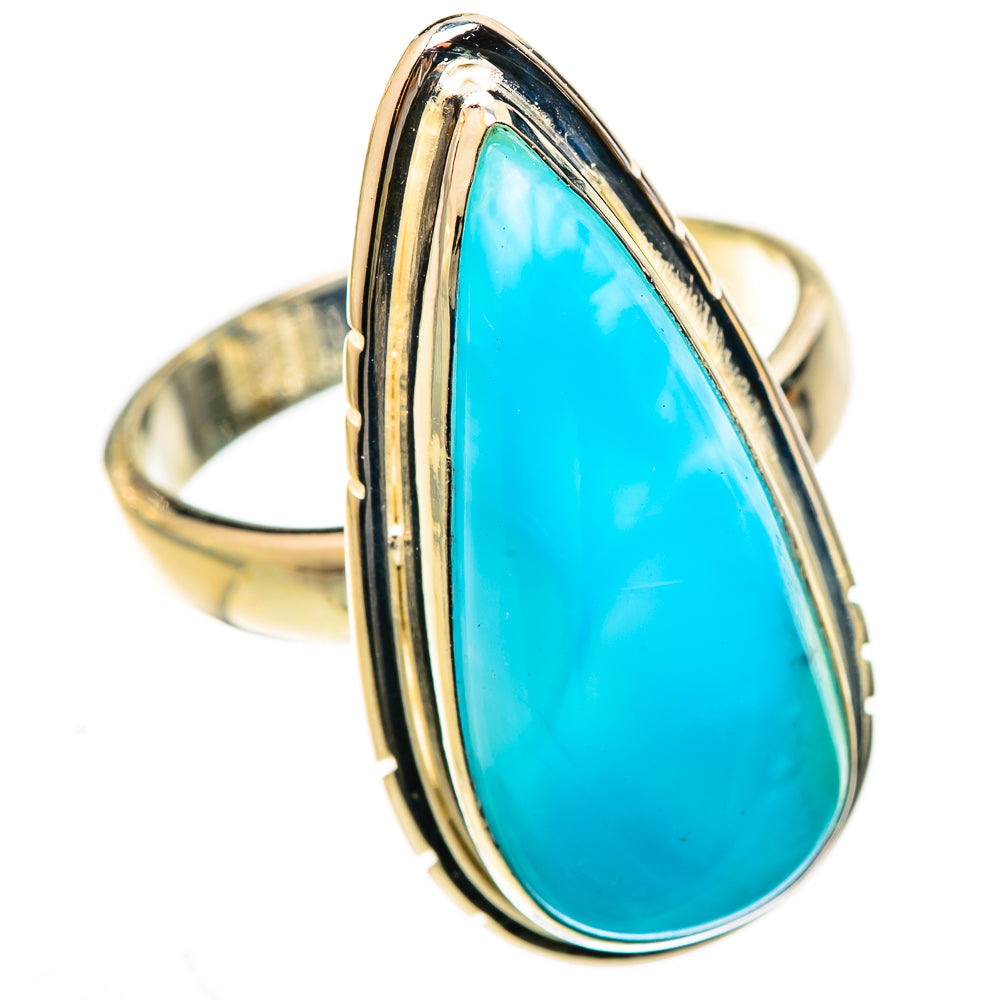 Larimar Rings handcrafted by Ana Silver Co - RING122971 - Photo 2