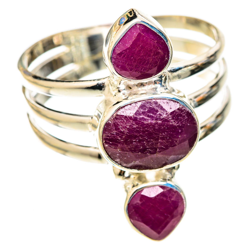 Ruby Rings handcrafted by Ana Silver Co - RING122982 - Photo 2