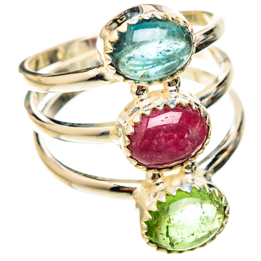Tourmaline Rings handcrafted by Ana Silver Co - RING123010 - Photo 2
