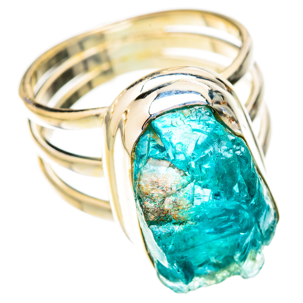 Apatite Rings handcrafted by Ana Silver Co - RING123014 - Photo 2