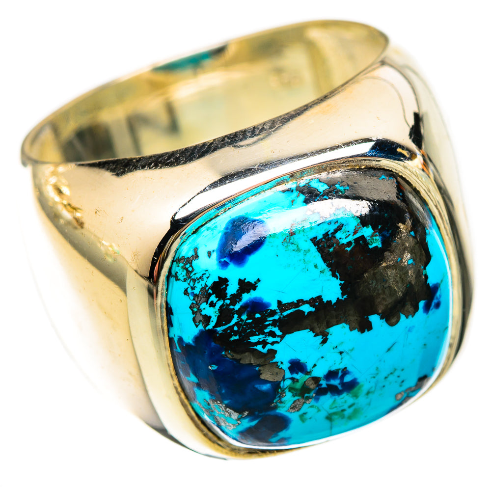 Shattuckite Rings handcrafted by Ana Silver Co - RING123057 - Photo 2