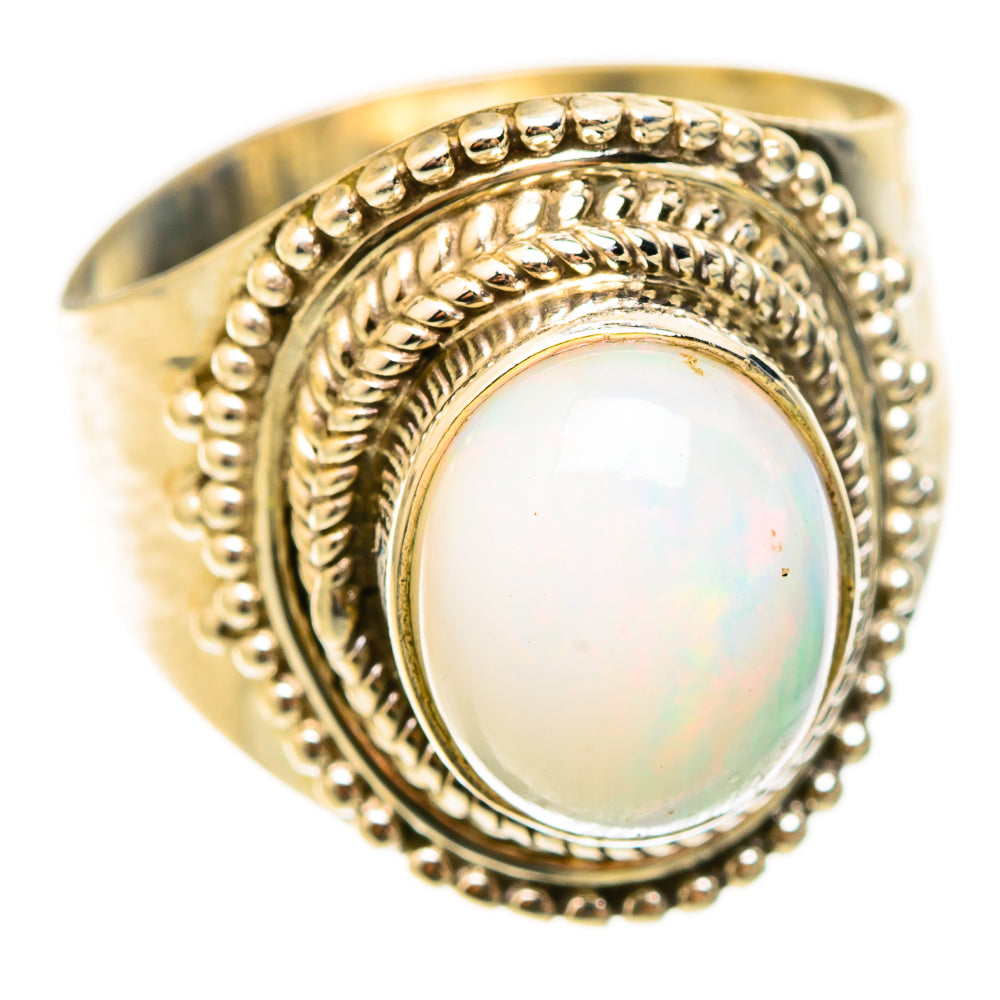 Ethiopian Opal Rings handcrafted by Ana Silver Co - RING123187 - Photo 2