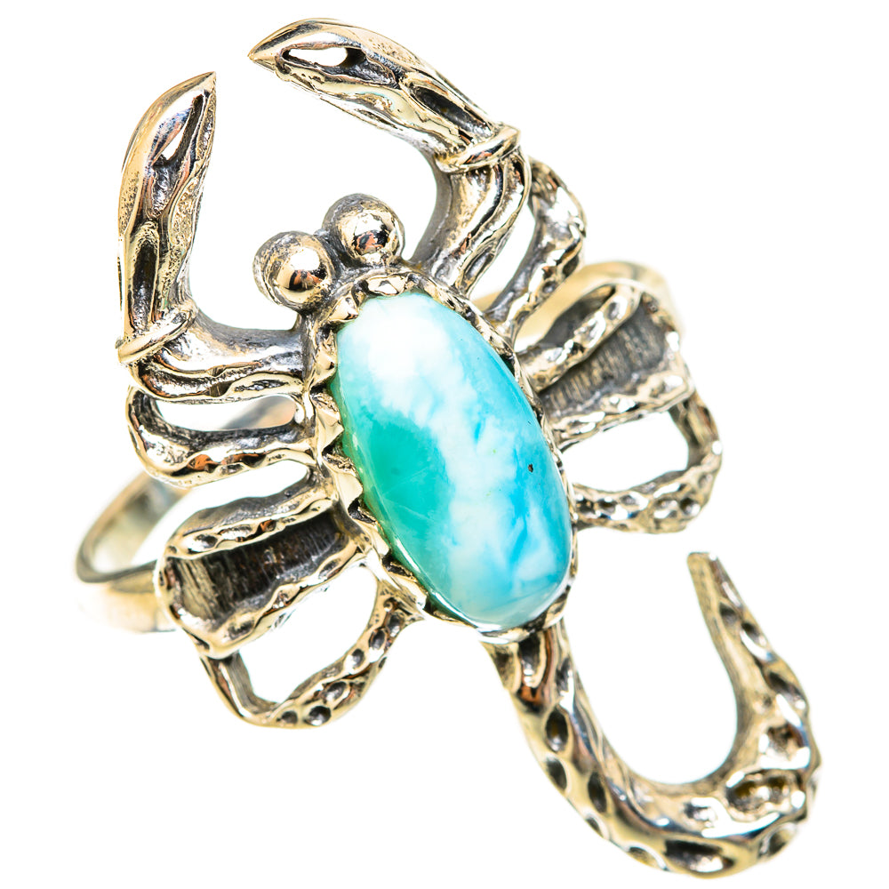 Larimar Rings handcrafted by Ana Silver Co - RING123210 - Photo 2