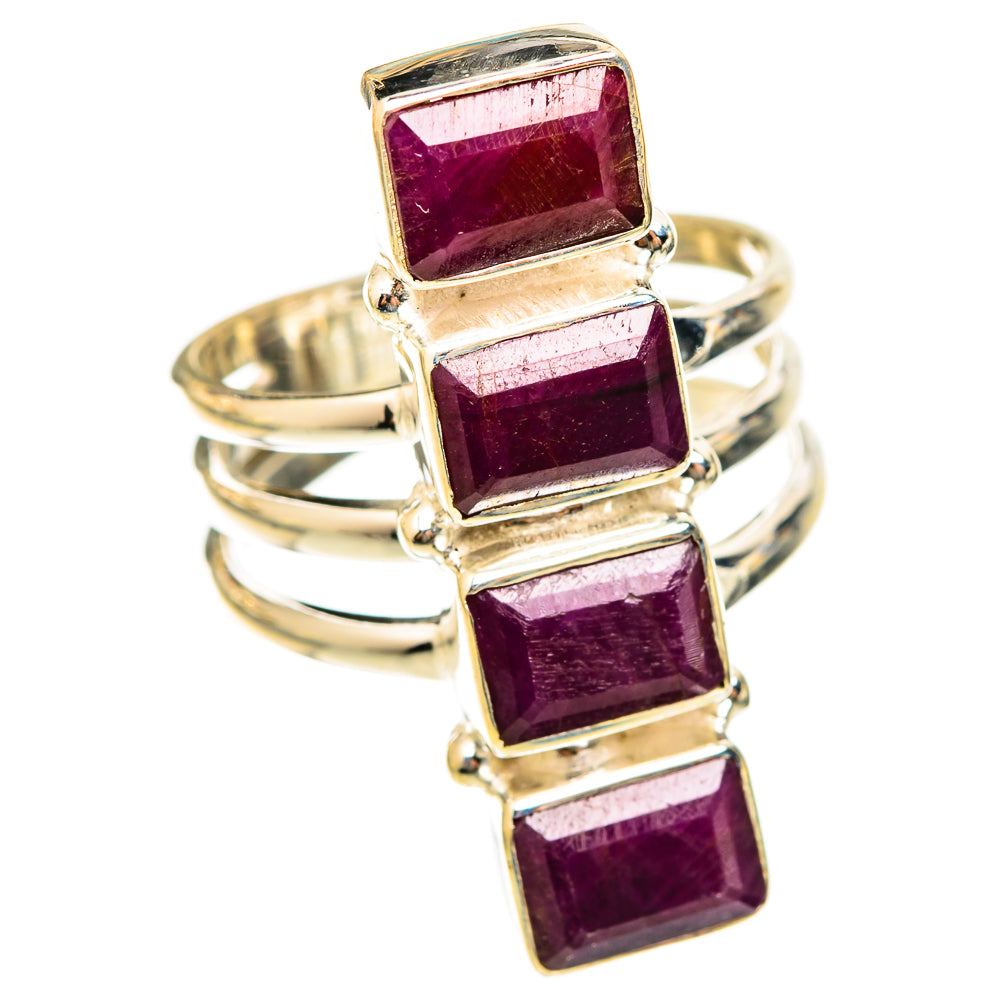 Ruby Rings handcrafted by Ana Silver Co - RING123250 - Photo 2
