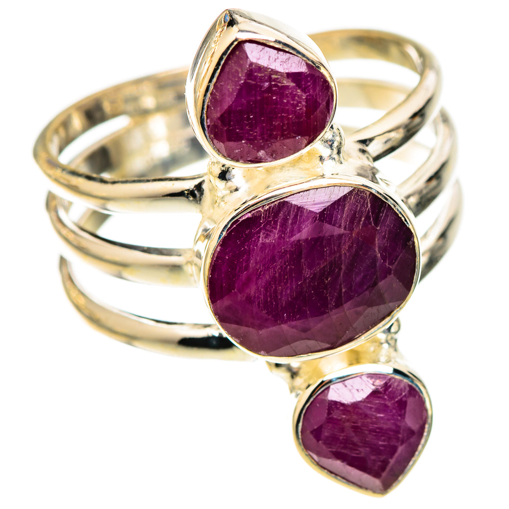 Ruby Rings handcrafted by Ana Silver Co - RING123292 - Photo 2