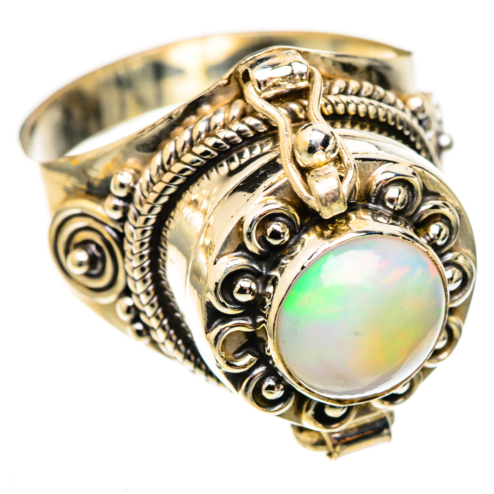 Ethiopian Opal Rings handcrafted by Ana Silver Co - RING123344 - Photo 2