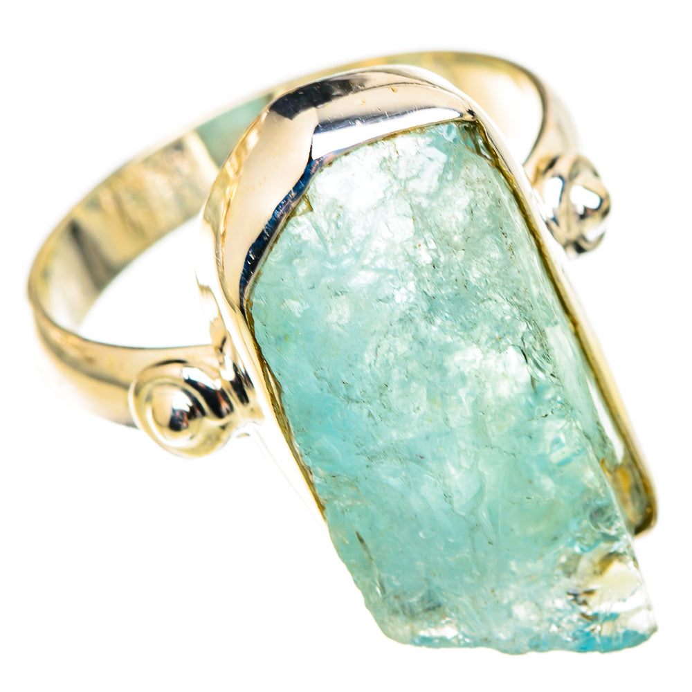 Aquamarine Rings handcrafted by Ana Silver Co - RING123368 - Photo 2