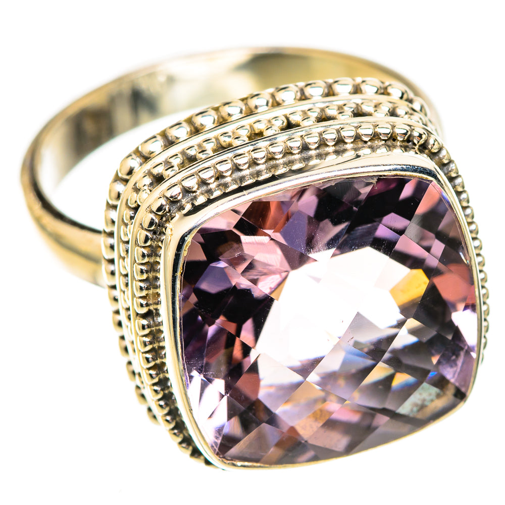 Pink Amethyst Rings handcrafted by Ana Silver Co - RING123375 - Photo 2