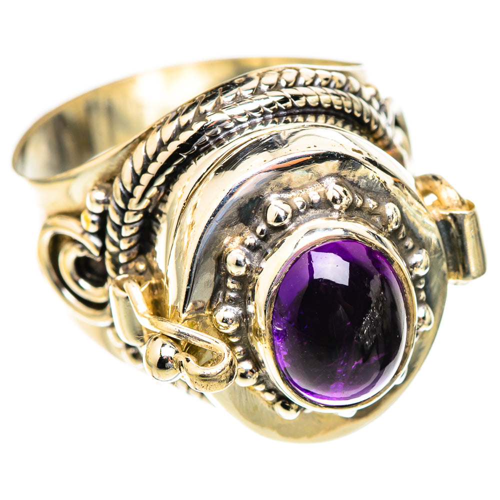 Amethyst Rings handcrafted by Ana Silver Co - RING123376 - Photo 2