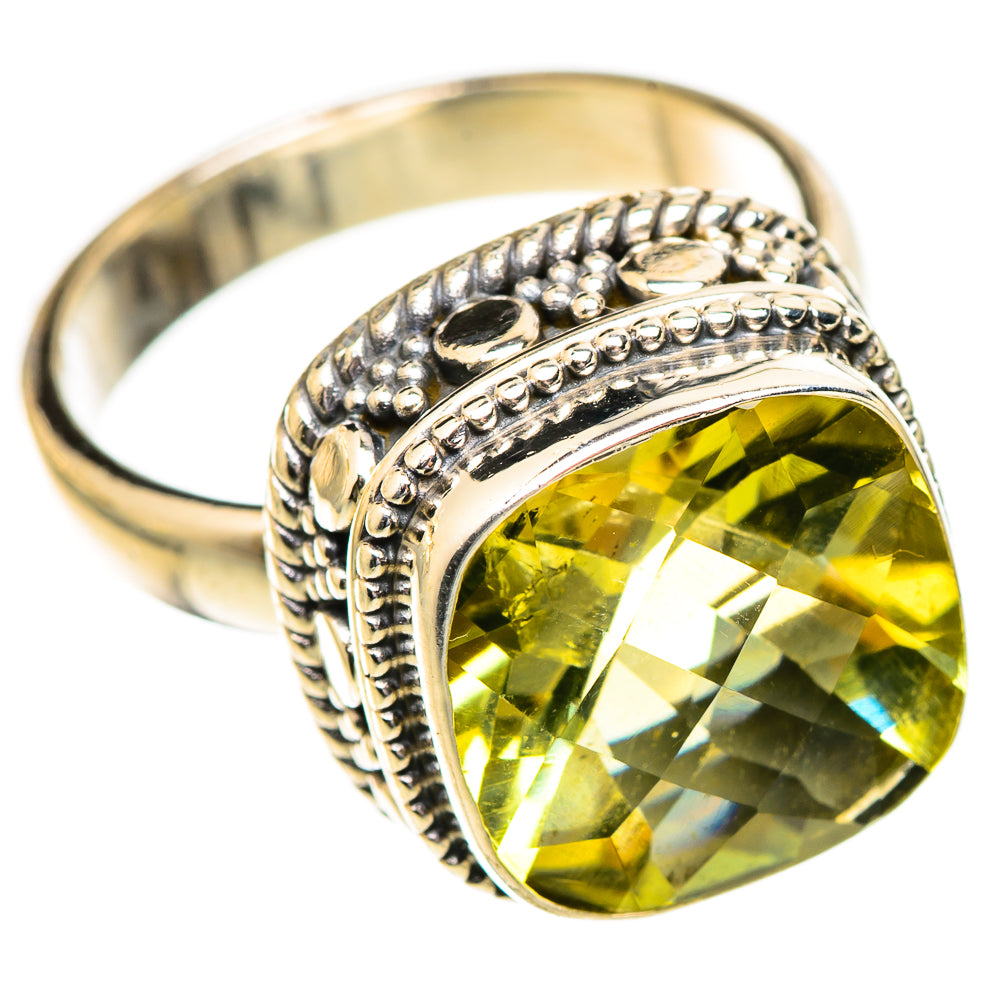 Citrine Rings handcrafted by Ana Silver Co - RING123380 - Photo 2
