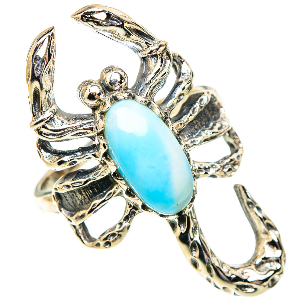 Larimar Rings handcrafted by Ana Silver Co - RING123399 - Photo 2