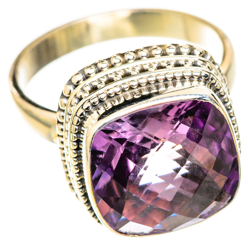 Amethyst Rings handcrafted by Ana Silver Co - RING123442 - Photo 2