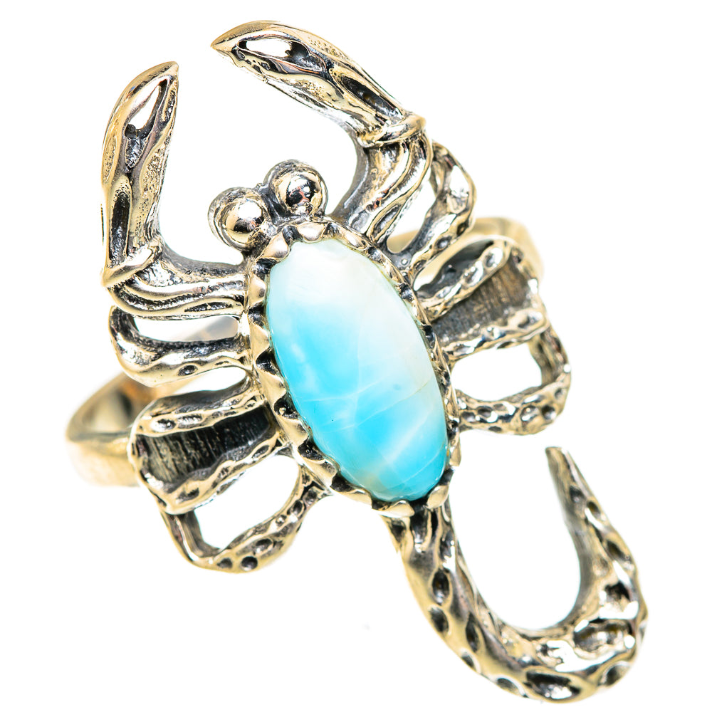 Larimar Rings handcrafted by Ana Silver Co - RING123448 - Photo 2
