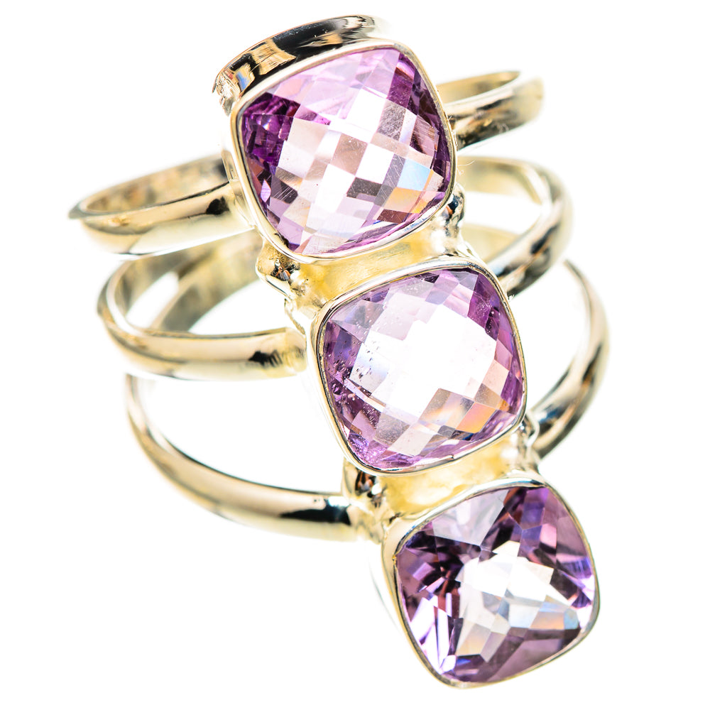 Amethyst Rings handcrafted by Ana Silver Co - RING123521 - Photo 2