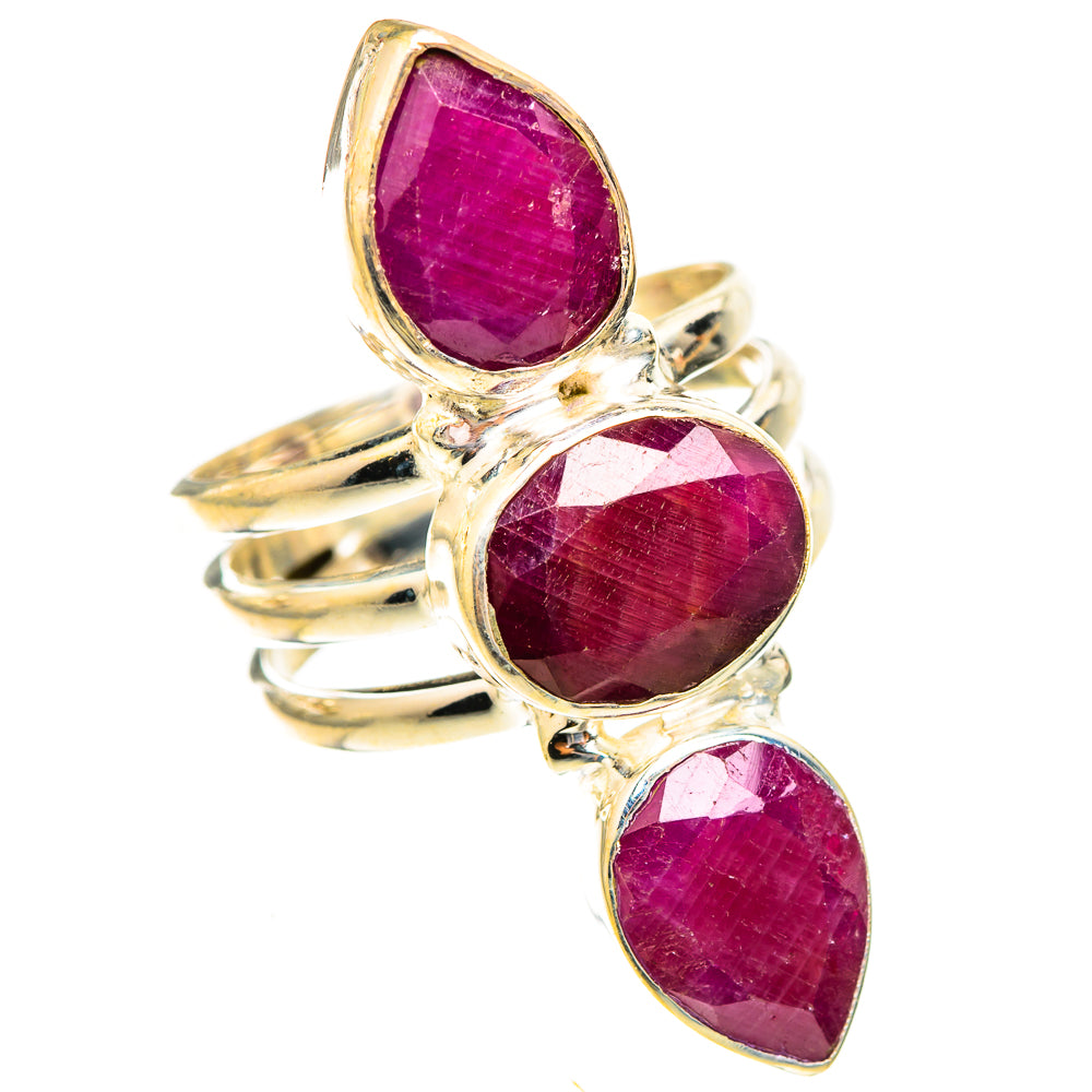 Ruby Rings handcrafted by Ana Silver Co - RING123539 - Photo 2
