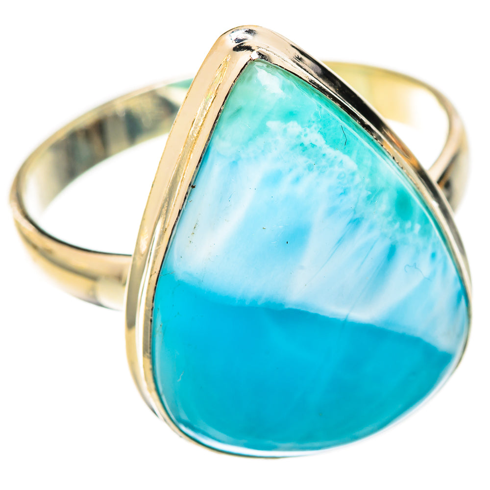 Larimar Rings handcrafted by Ana Silver Co - RING123551 - Photo 2