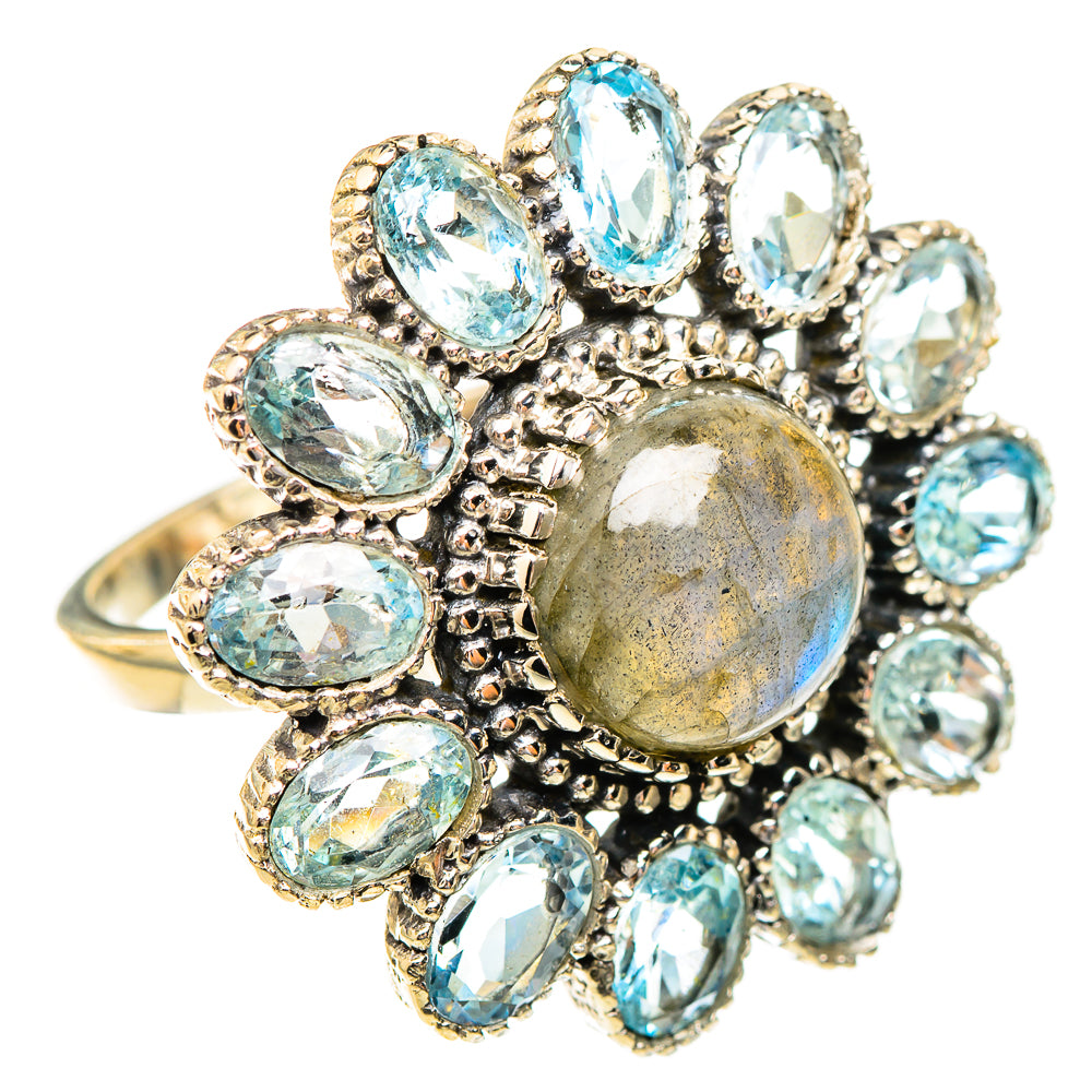 Labradorite Rings handcrafted by Ana Silver Co - RING123570 - Photo 2