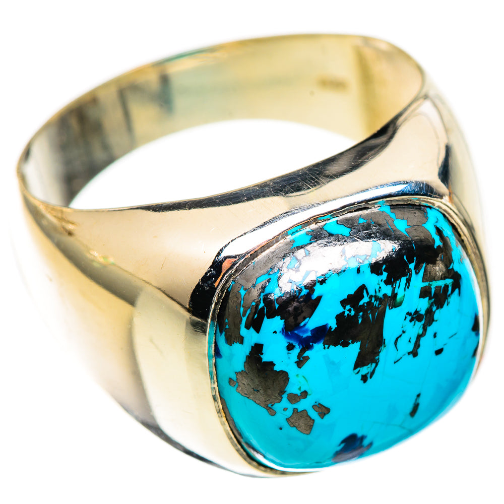 Shattuckite Rings handcrafted by Ana Silver Co - RING123609 - Photo 2