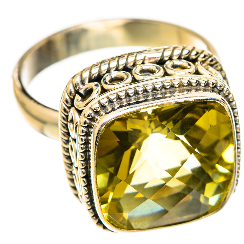 Citrine Rings handcrafted by Ana Silver Co - RING123648 - Photo 2