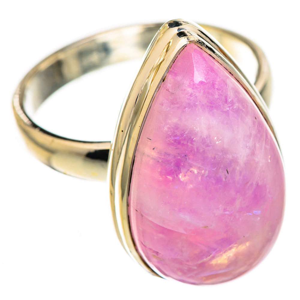 Pink Moonstone Rings handcrafted by Ana Silver Co - RING123658 - Photo 2