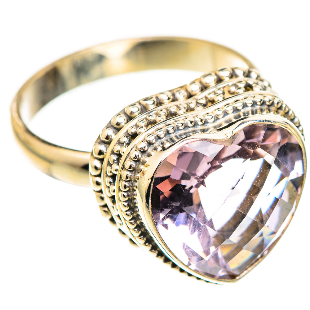 Pink Amethyst Rings handcrafted by Ana Silver Co - RING123662 - Photo 2