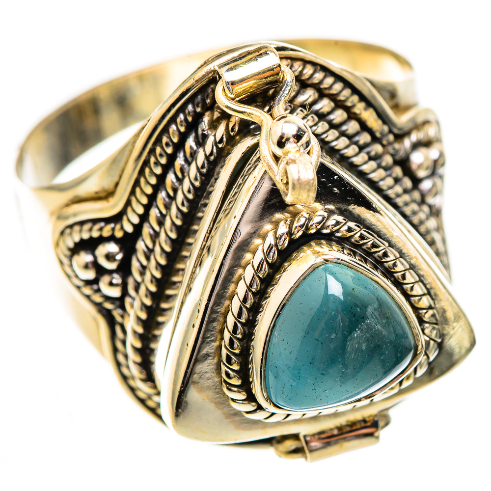 Aquamarine Rings handcrafted by Ana Silver Co - RING123760 - Photo 2