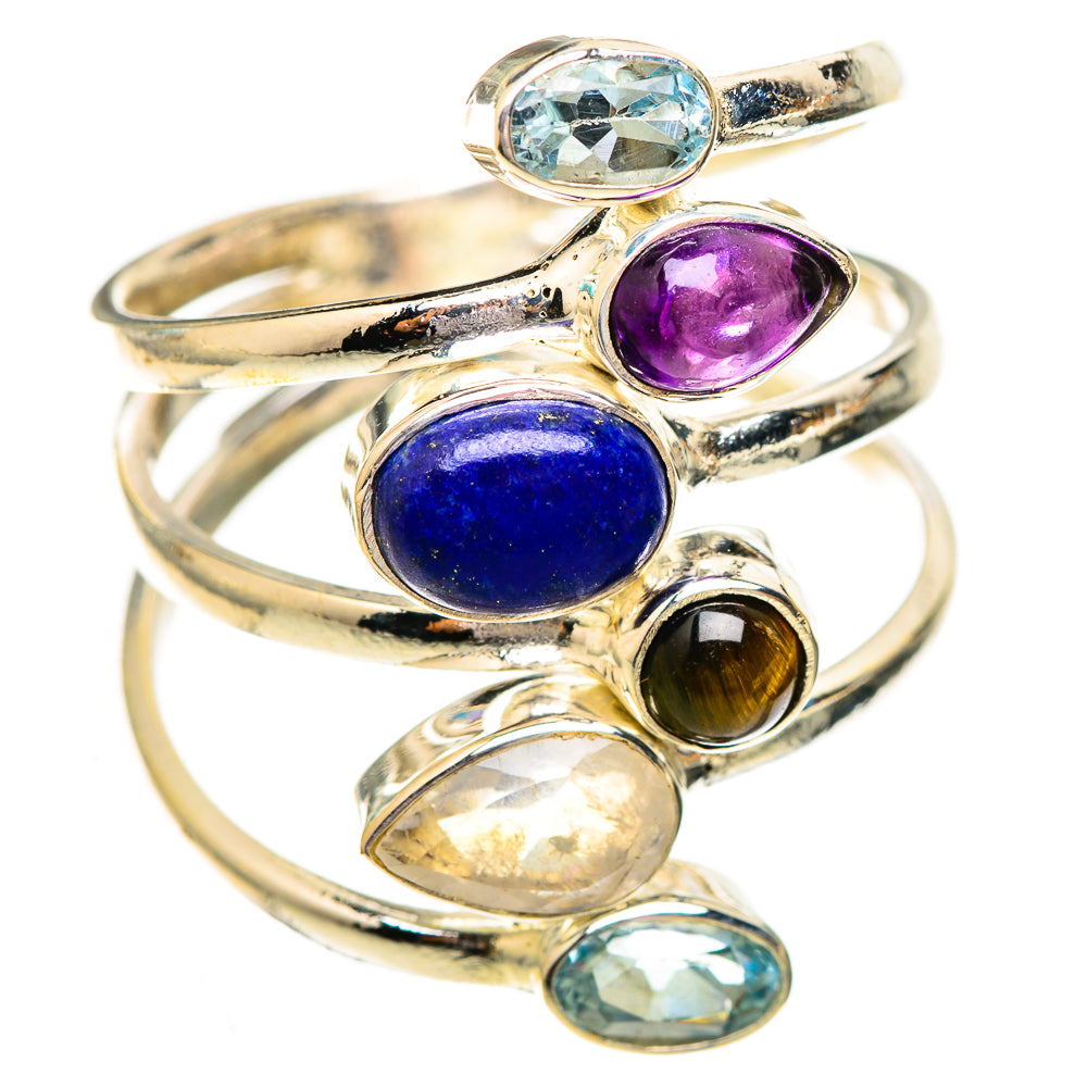 Lapis Lazuli Rings handcrafted by Ana Silver Co - RING123849 - Photo 2