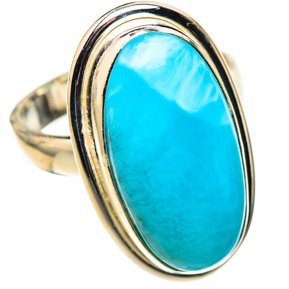 Larimar Rings handcrafted by Ana Silver Co - RING123896 - Photo 2