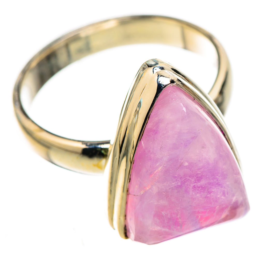 Pink Moonstone Rings handcrafted by Ana Silver Co - RING123908 - Photo 2