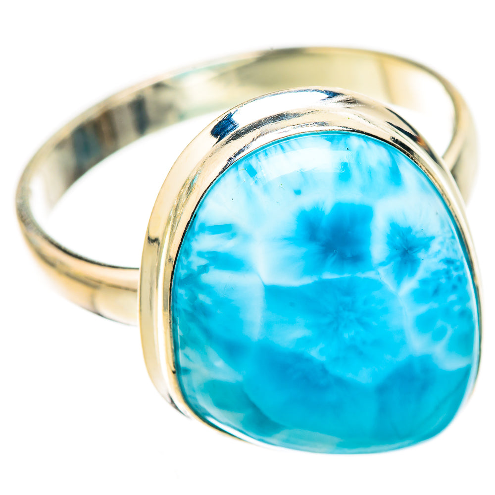 Larimar Rings handcrafted by Ana Silver Co - RING123953 - Photo 2