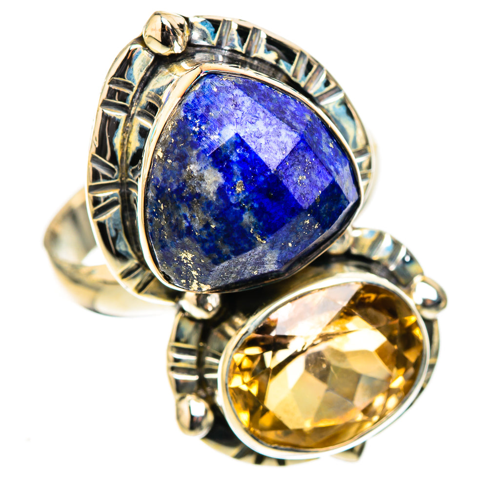 Lapis Lazuli Rings handcrafted by Ana Silver Co - RING123997 - Photo 2