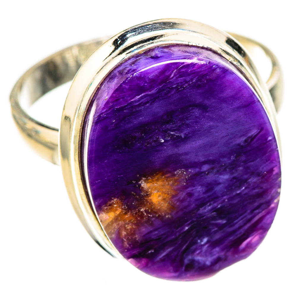 Charoite Rings handcrafted by Ana Silver Co - RING124043 - Photo 2