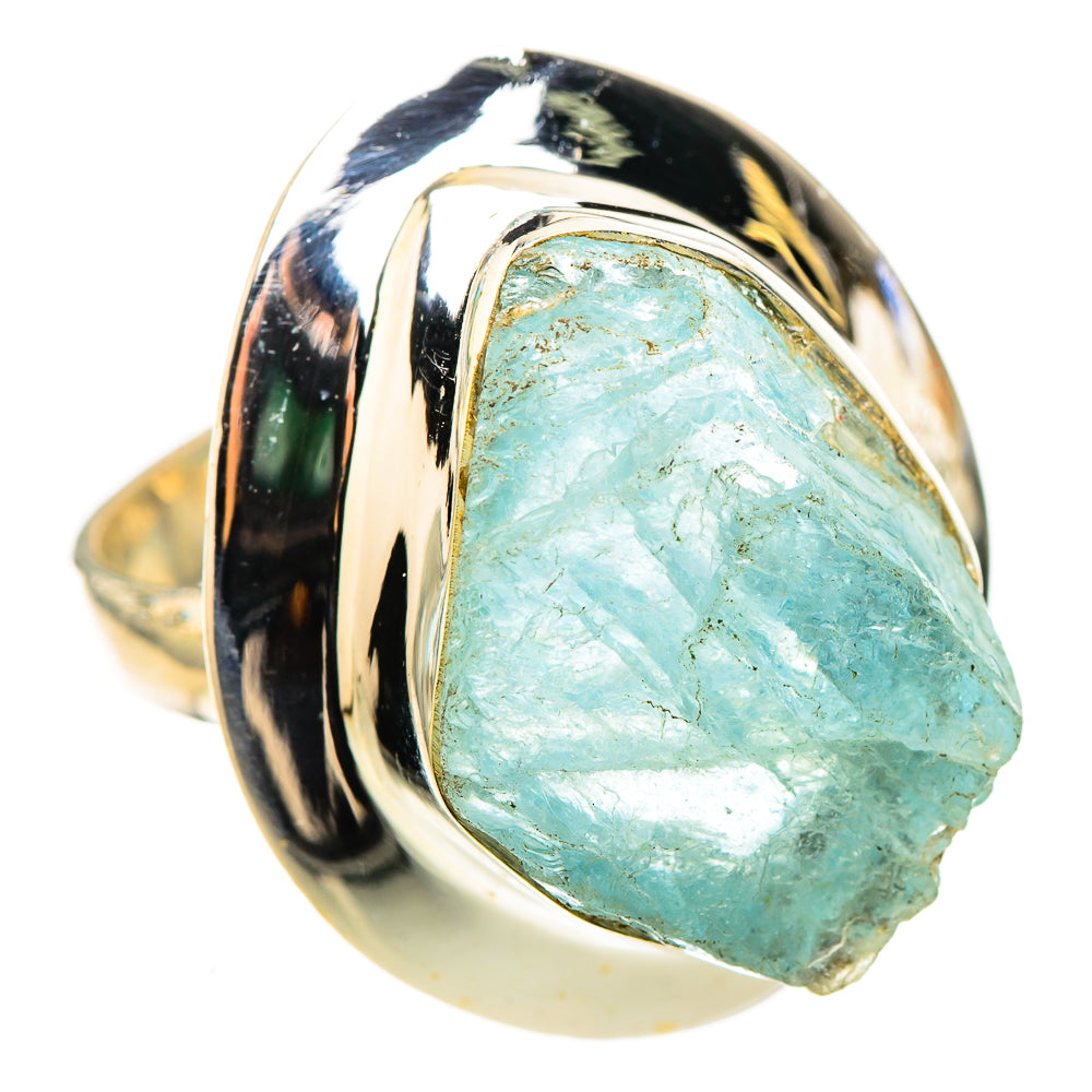 Aquamarine Rings handcrafted by Ana Silver Co - RING124049 - Photo 2
