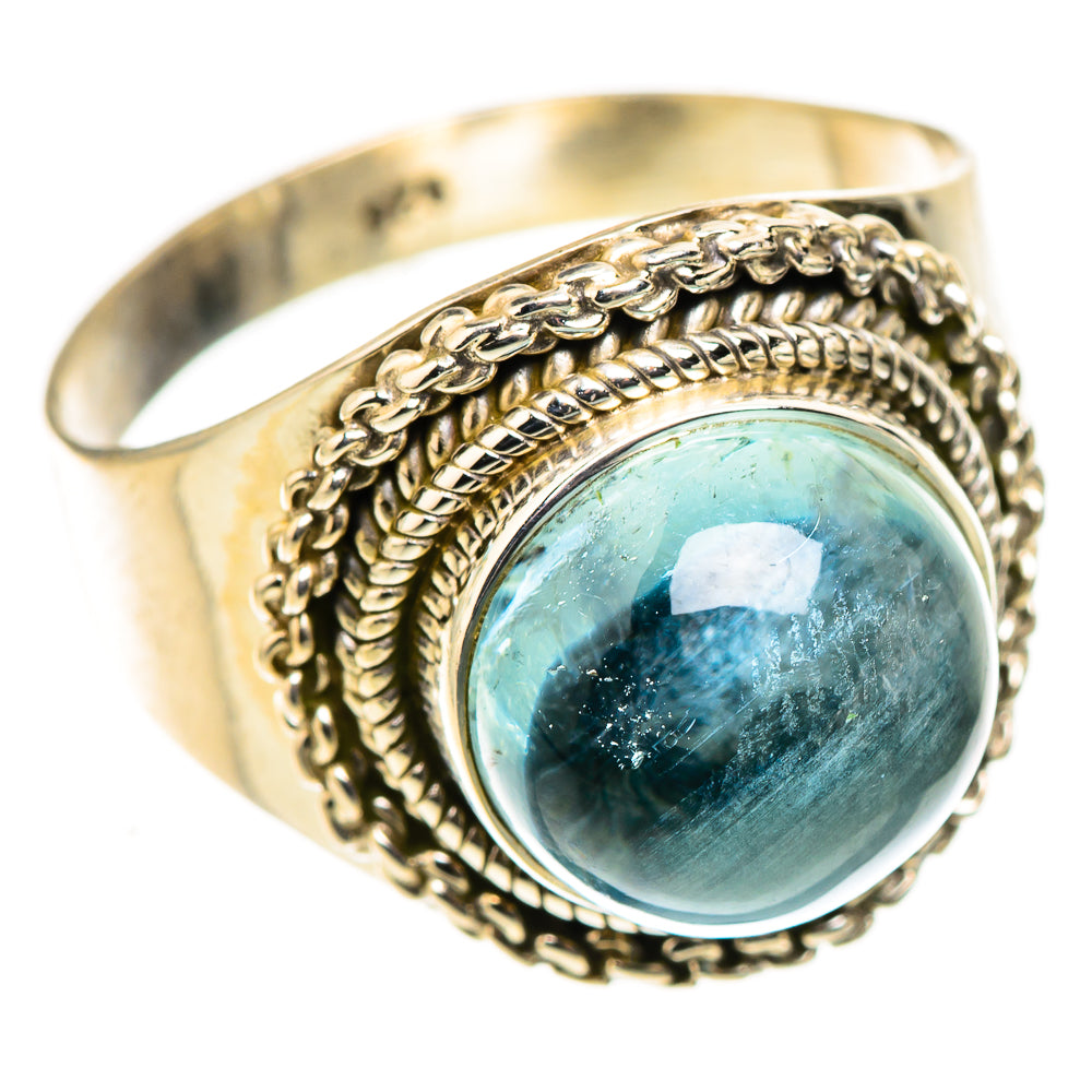Aquamarine Rings handcrafted by Ana Silver Co - RING124051 - Photo 2