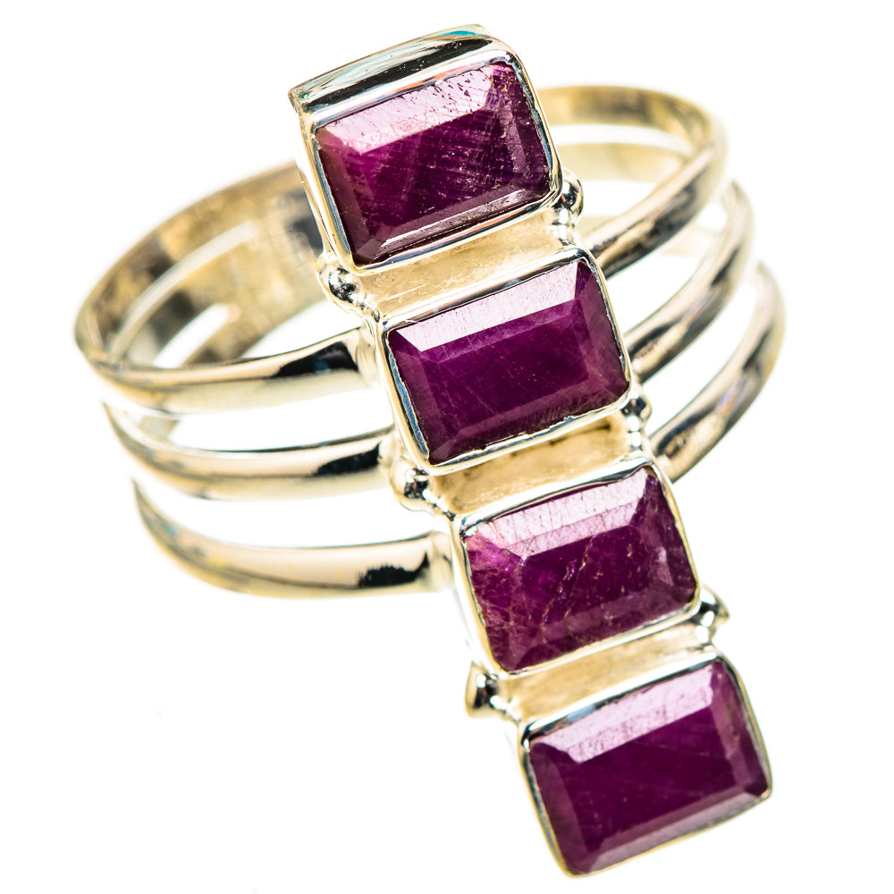 Ruby Rings handcrafted by Ana Silver Co - RING124130 - Photo 2