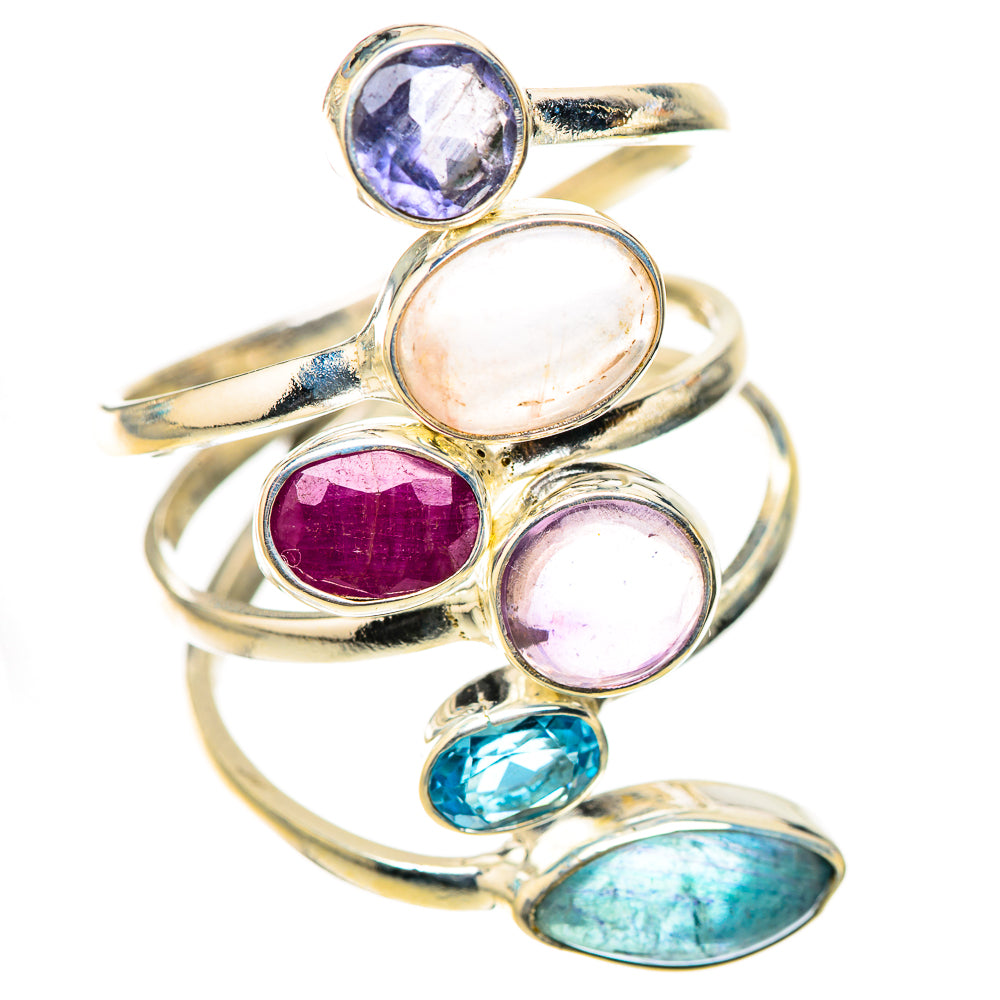 Rose Quartz Rings handcrafted by Ana Silver Co - RING124141 - Photo 2
