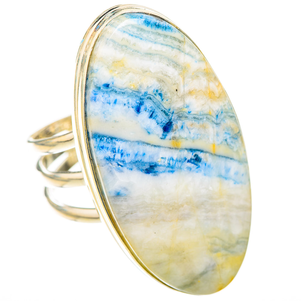 Blue Scheelite Rings handcrafted by Ana Silver Co - RING124150 - Photo 2