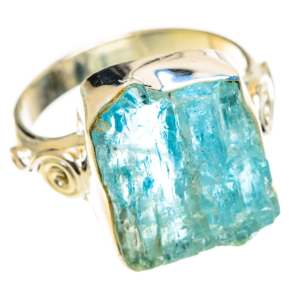 Aquamarine Rings handcrafted by Ana Silver Co - RING124223 - Photo 2