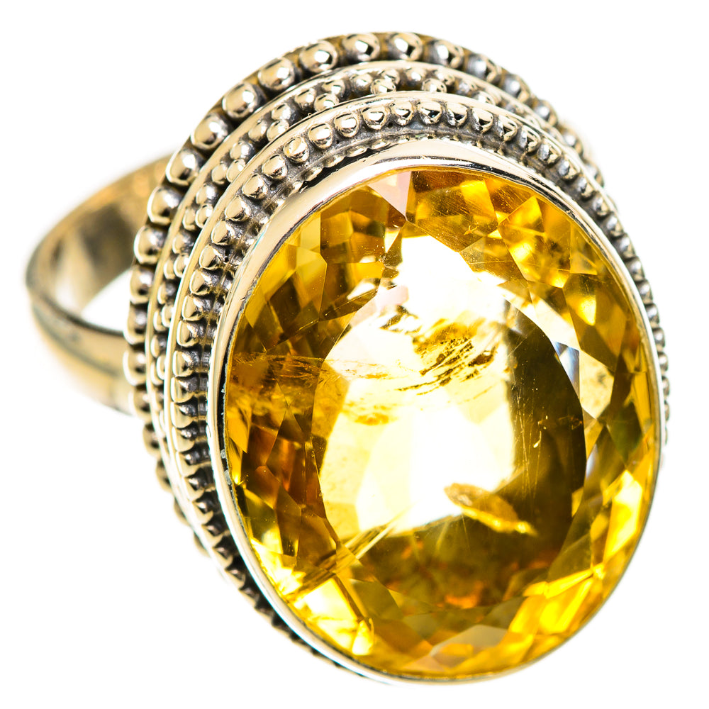 Citrine Rings handcrafted by Ana Silver Co - RING124283 - Photo 2