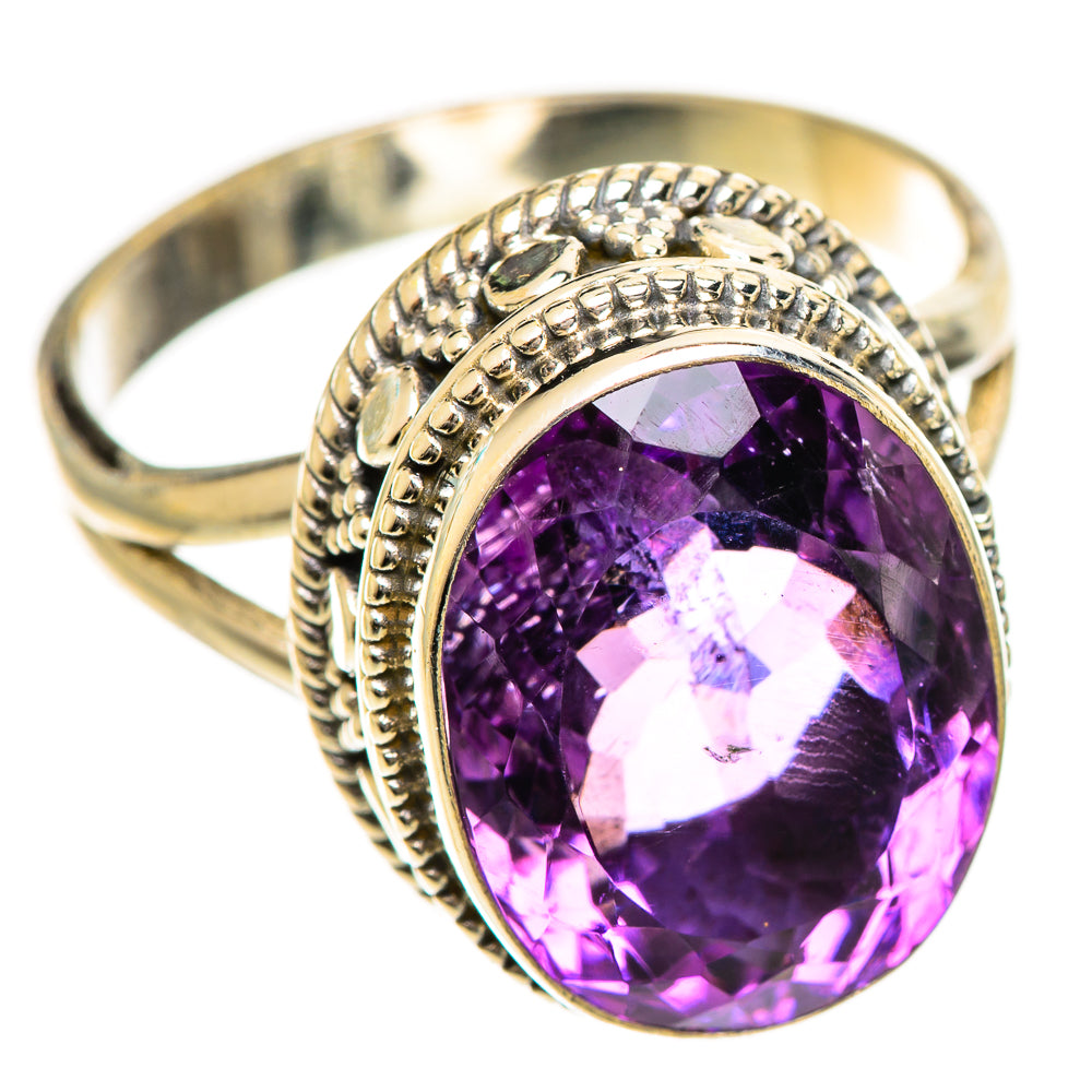 Amethyst Rings handcrafted by Ana Silver Co - RING124307 - Photo 2