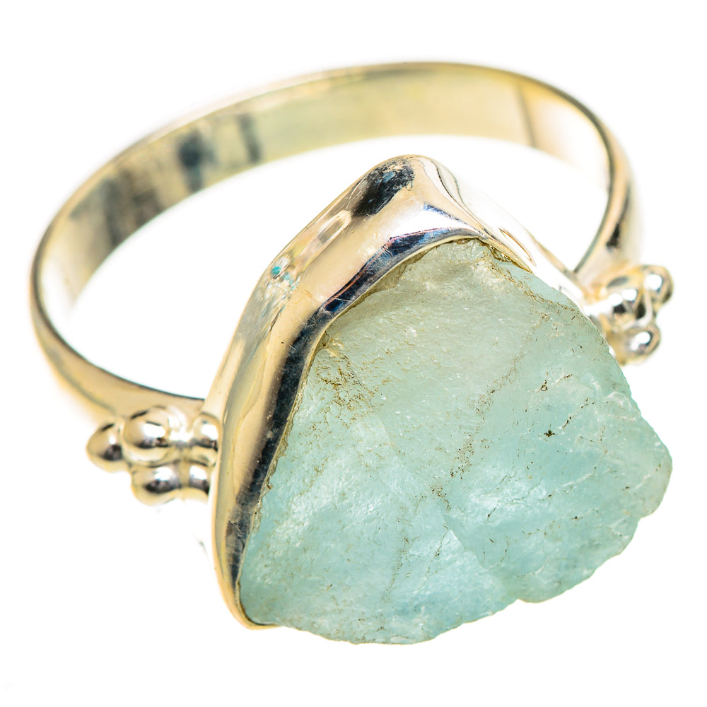 Aquamarine Rings handcrafted by Ana Silver Co - RING124339 - Photo 2