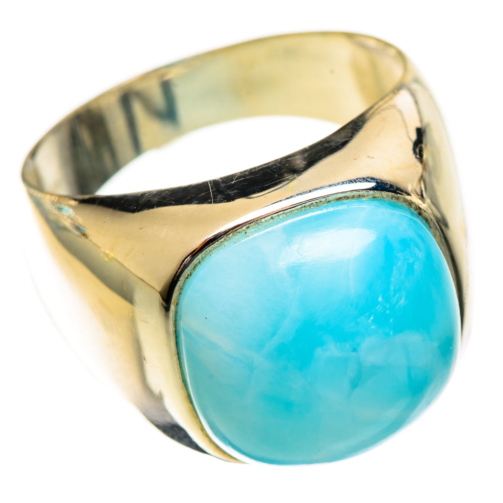 Larimar Rings handcrafted by Ana Silver Co - RING124356 - Photo 2