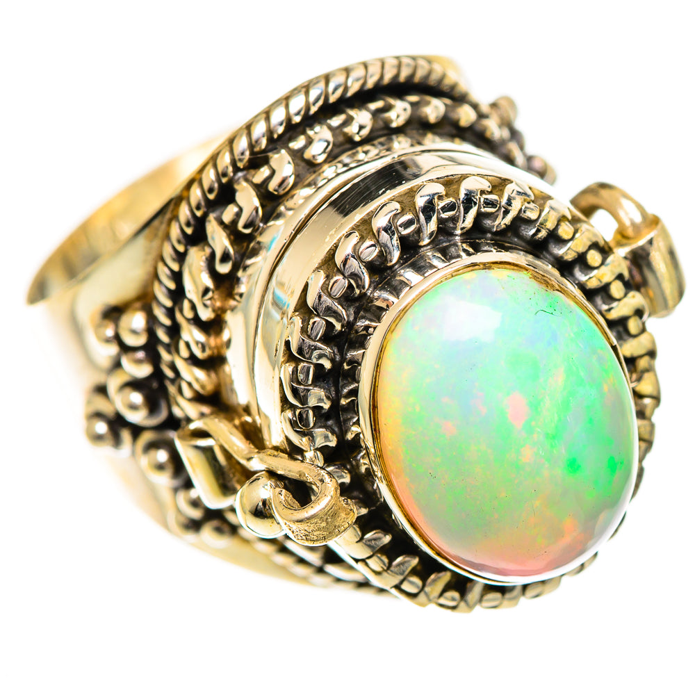 Ethiopian Opal Rings handcrafted by Ana Silver Co - RING124365 - Photo 2