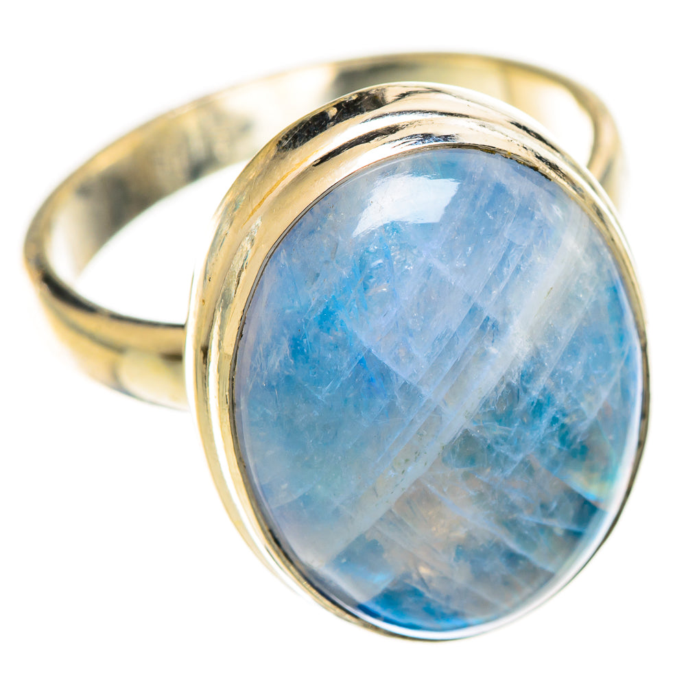 Rainbow Moonstone Rings handcrafted by Ana Silver Co - RING124376 - Photo 2