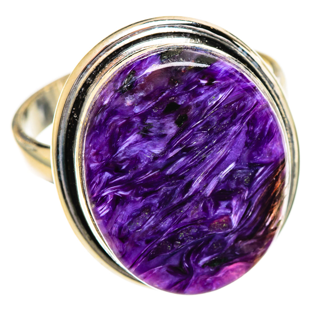Charoite Rings handcrafted by Ana Silver Co - RING124379 - Photo 2