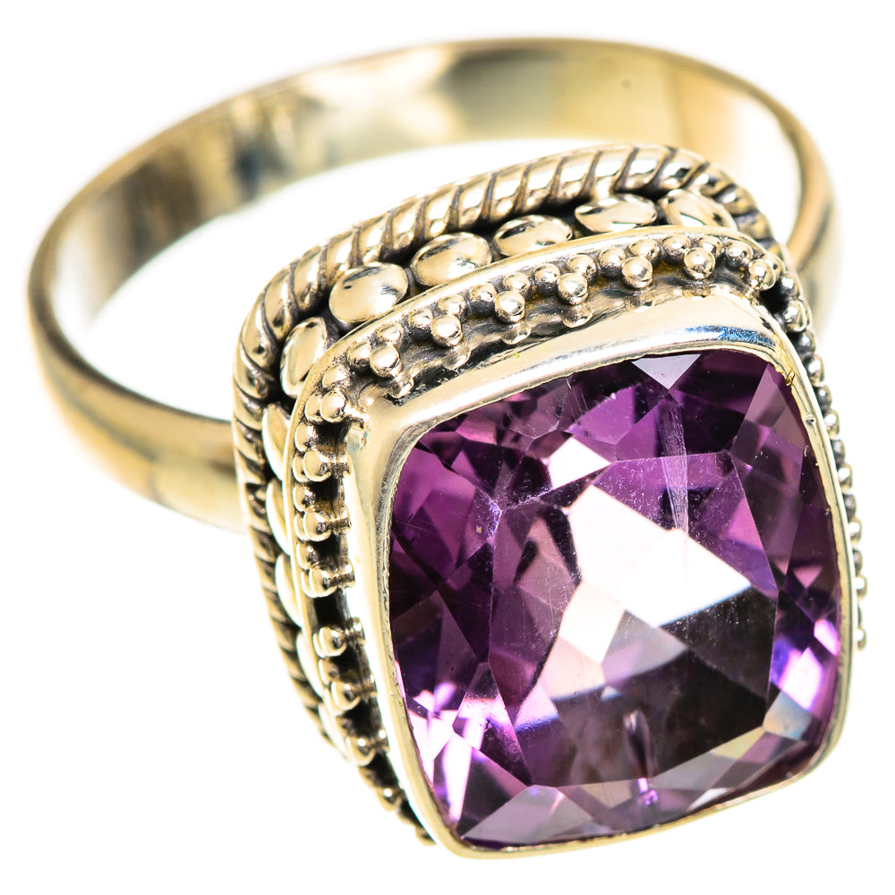 Amethyst Rings handcrafted by Ana Silver Co - RING124389 - Photo 2